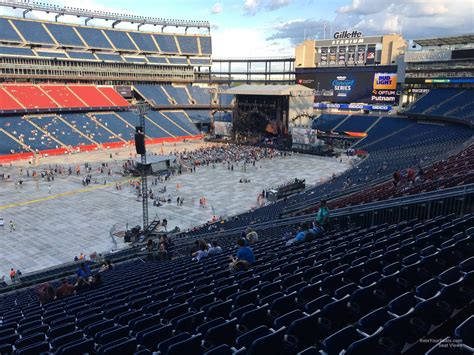 gillette stadium seating view concert|More.